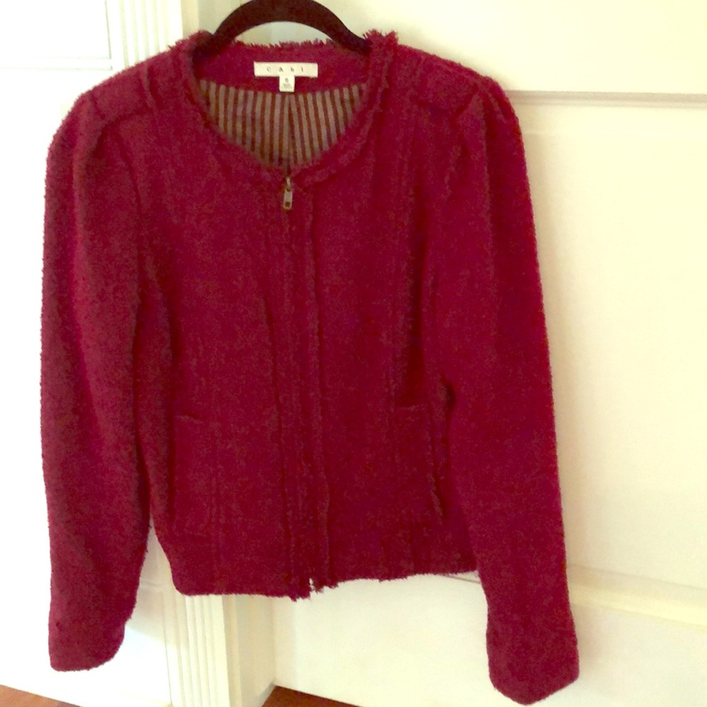 CAbi wine jacket size 8